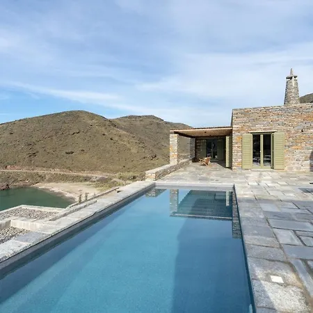 Luxury Ammos With A Swimming Pool Overlooking The Of Xyla On The Island Of Kea *