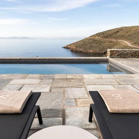 Luxury Ammos With A Swimming Pool Overlooking The Of Xyla On The Island Of Kea *
