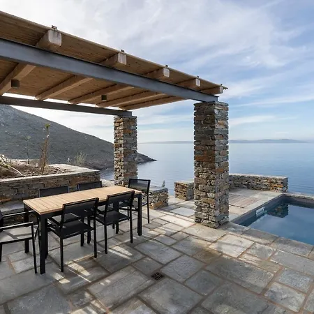 Villa Luxury Ammos With A Swimming Pool Overlooking The Of Xyla On The Island Of Kea *